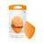 Real Techniques Miracle Complexion Sponge Makeup Blending Sponge For Liquid and Cream Foundation Offers Light To Medium Coverage Natural Dewy Makeup Orange Sponge Latex-Free Foam 1 Count