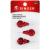 SINGER 00058 Metal Needle Threaders, 3-Count, (Pack of 1), White, RED 3 Count (Pack of 1)