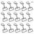 15 Pieces Dog Clip Hook Heavy Duty Swivel Snap Hook Zinc Alloy Dog Leash Hook 360 Swivel Eye Bolt Snap Hook for Dog Leash Webbing Collar
