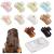 Small Claw Hair Clips for Women Girls, Tiny Hair Claw Clips for Thin/Medium Thick Hair, 1.5 Inch Mini Hair Jaw Clips Matte Rectangle Nonslip Clip with Gift Box (Matte+shiny color series)