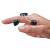 Rolyan Sof-Stretch Extension Splint, Medium, Black, Finger Brace & Knuckle Immobilization Device, Recovery & Rehabilitation Aid for Edema, Joint Extension & Contractures, Support for Injured Fingers Medium Black - 1 Pack