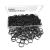 Black Elastic Hair Bands Yedtreg 500pcs Small Hair Rubber Bands with Box Soft Mini Hair Elastics Ties Bands for Women Hair Kids Hair Braids Hair Beard etc Black-500PCS-Box