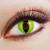 Aricona contact lenses - poison -green contact lenses motif lenses cat eyes - colorful colored contact lenses green without strength for carnival carnival and costume parties 2 pieces