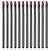 12 pieces of lip brush Small make-up brush flat concealer brush synthetic fiber eyebrows brush foundation brush for mixing eyeshadow liner (black)