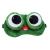 HXINFU 3D Frog Eye Masks for Sleeping Blackout Funny Sleep Mask for Men Frog 2