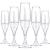 20 Pieces 8 ml/ 0.27 oz Lip Gloss Tubes Mini Wineglass Shaped Empty Lip Gloss Tube Lip Balm Containers Mini Refillable Bottles Lip Glaze Container with 2 Pieces Funnels for Women Girls (Transparent)
