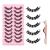 10 pairs 3d false eyelashes natural artificial eyelash extensions fake lashes with eyelash clip d curl russian strip lashes wispy fluffy lashes for eyes make-up (a)