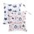 Fingertoys 2 pieces of waterproof fabric diapers Nasbagen Large diaper bag Wetbag Nasbagen Reusable cartoon print wet dry cloth diaper bag with zipper for baby trips on the way