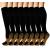 Copper Compression Socks For Men & Women Circulation-Best For Medical Running Hiking Cycling 15-20 mmHg A00- Black Large-X-Large