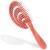 Ninabella Bio Hairbrush for Women Men & Children - Darkwang without Ziepen for curls long hair & wet hair - Sustainable Detangler brush made of recycled material - red