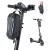 Chiclew scooter pocket for scooters roller bag front tube Bag large handlebar bag waterproof front bag for electric scooter Xiaomi Mi Mijia M365 Sedway Ninebot e ES1/ES3/ES4 (black 2l) normal version (2L)