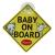 Clippasafe Baby and Child On Board Sign