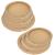 6 Pcs Round Wood Canvas Boards for Painting  3 Different Sizes of Wooden Canvas Panels  Unfinished Wood Cradled Painting Panel Boards for Arts  Craft  Painting (7.8  9.8 11.8 Diameter)