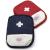 BURIUS Empty First Aid Bag Emergency Kit - 2Pcs Travel Size Survival Kit Small Medicine Bag Office First Aid Kit Paramedic Bag Outdoor First Aid Kit For Car - Home First Aid Bags Empty Medicine Bag