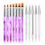 Uraqt brush set for nailart 12-part acrylic gel nail brush set nail brush acrylic brush for nails brush for gel nails brush nail design nail art dotting nail art nail for painting 12 pieces