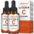 Liposomal Vitamin C 2000mg Liquid for Adults High Absorption VIT C Maximize Vitamin C Immune System & Antioxidant Support 60ML (2 Bottle) 2.02 Fl Oz (Pack of 2)