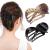 Kavya Large Hair Clips Women 2 Piece Non Slip Black Matte Hair Claw Clips for Thick Hair and Fine Hair Hair Accessories for Women. Multi-colored-2 PCS shiny