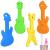 Meartchy 4 Pack Baby Teething Toys Cartoon Guitar Teether Toys for Baby Infants Silicone Chew Toy for Babies 0-24 Months