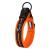 PETTOM Dog Collar Adjustable Nylon Dog Collar Breathable Reflective Collar (Orange S) S Orange