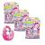 INKEE UNICORN BEACH | Set of 3 unicorn bath bombs with surprise 3x children's bath bombs with unicorn figure popcorn aroma pack of 3