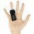 Vive Trigger Finger Splint - Support Brace for Middle Ring Index Thumb and Pinky - Straightening Curved Bent Locked and Stenosing Tenosynovitis Hands - Tendon Lock Release Stabilizer Knuckle Wrap Single Black