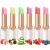 6 Pcs/Set Peach Aloe Vera Strawberry Blueberry Avocado Grape Jelly Lipstick Set Temperature Change Moisturizer flower Lip Stick Long Lasting Nutritious Lip Balm Magic Color Change Lip Gloss Fruity Flavor Lipstick