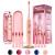 Wagner  Stern WHITEN Edition. Smart Electric Toothbrush with Pressure Sensor. 5 Brushing Modes and 3 Intensity Levels 8 Dupont Bristles Premium Travel Case. Orchid Pink