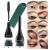 LSxia 2-in-1 Gel Eyeliner Set  Tattoo Eyeliner Waterproof Smudge Proof Eyeliner Gel Eye-liner Pot Cream Eyeliner Tool with Gel Liner Brush  High Pigment Eye Makeup Gel Eye-liners for Women (Green) 207Green