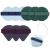 Ainiv 9PCS Air Cushion Makeup Sponges for Foundation  Reusable Sponge Powder Puff with Portable Box  Latex-Free Blending Sponge for Liquid  Cream  Foundation and Powder  Wet and Dry Dual Use 9PCS-Blue/Purple/Green with 3...