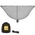 Wise Owl Outfitters Hammock Bug Net - The SnugNet Mosquito Net for Hammocks - Premium Quality, Waterproof, Mesh Hammock Netting w/Double-Sided Zipper - Essential Camping Gear Black