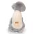 YAODHAOD Dog Sweater Dog Clothes Plush Soft Thick Warm for Winter Dogs Cats Apricot Size 2XL Gray XXL