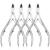 4 Packs Cuticle Nippers Stainless Steel Cuticle Trimmer Cutter Dead Skin Remover Scissors Pedicure Manicure Tools for Fingernails and Toenails
