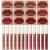 BestLand Makeup Matte Lipstick Lip Kit  Velvety Liquid Lipstick Waterproof Long Lasting Durable Nude Lip Gloss Beauty Cosmetics Gift Box Makeup Set Kit (Natural Lip Collection)