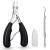 Toenail Clippers, Medical Grade Toe Nail Trimmer, Nail Clippers for Thick Nails or Ingrown Toenail Tool, Stainless Steel Sharp Pedicure Toe Nail Clippers Adult, with Easy-to-Grip Rubber Handle.