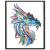 Uniquilling Quilling Paper Quilling Kit for Adults Beginner  16*20-inch Blue Dragon  Exquisite DIY Paper Filigree Painting Kits Quilling Tools  Home Room Wall Art Decor Best Gifts(Basic)