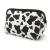 Cosmetic Bag Waterproof Neoprene Zipper Pouch Travel Portable Toiletry Makeup Bags Organizer Case for Women and Girls Cow Print