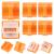 6 Pieces Paper Cutter Replacement Blades Paper Trimmer Blades Refill Craft Paper Cutting Replacement Blades for A4 Paper Cutter (Orange)