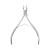Professional stainless steel cuticle nippers for manicure and pedicure