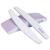 URAQT 16PCS Professional Nail Files 100/180 Grit Double-Sided Emery Board Professional Nail File Set Curved Fingernail Files for Nail Grooming and Styling Hairdressing Salon Pets (White) A-white