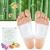 Detox Foot Pads maguja 100Pcs Deep Cleansing Foot Pads for Stress Relief | Better Sleep | Foot Care | Ginger Foot Patch with Natural Ingredients Bamboo Vinegar and Ginger Powder (White)