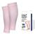 Designed by doctors calf compression cuffs stretchy calf support compression calf protection for pain relief muscle recovery varicose veins knee-high leg support M pink 1 pair pink M