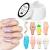 MIZHSE Solid Builder Gel Sculpture Solid Nail Extension Gel for Nail, Non-Sticky Hand Builder Gel Carving Gel Modeling Nail Art Gel 15g (0.5 FL OZ) (Clear)
