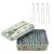 200pcs U Shaped Hair Pins Silver with Cute Case, Hairpins for Buns, Premium Bobby Pins for Kids, Girls and Women, Great for All Hair Types(2.4 & 2 Inch) (Silver)