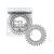 Invisibobble Power Strong Grip Hair Ring Crystal Clear 3 Pack