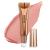 KYDA Blush Beauty Wand, Shimmer Face Blush with Cushion Applicator, Natural Pearl Finish, Silky Smooth Creamy Formula, Lightweight Blendable Blush Rouge Stick, by Ownest Beauty-Pearl Pink