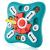 Dog Puzzle Toys, Squeaky Treat Dispensing Dog Enrichment Toys for IQ Training and Brain Stimulation, Interactive Mentally Stimulating Toys as Gifts for Puppies, Cats, Small, Medium, Large Dogs UFO