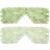 2 Pcs Jade Eye Mask Green Jade Stone Eye Mask Facial Cooling Mask for Alleviate Puffiness Face Massage Relax Eyes Relieve Migraine Meditation Beauty
