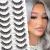 Glowingwin Cat Eyelashes Volume 3D Hybrid Natural Look Fake Russian Strip Lashes 10 Pairs Dramatic Fluffy Handmade Reusable D Curl False Eyelashes LY-10S-SJ23-W