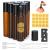 Essential Oils Roller Bottles 10pcs Roll on Bottles with Stainless Steel Ball 10ml Glass Roller Bottles with Bottle Opener Dropper Pipette Label for Essential Oil Fragrance Aromatherapy (Brown) Brown 10 Pack 10ml