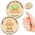 Pulangren baby gift young girls gifts for birth pregnancy gift wooden decision coin gift idea for expectant mothers baptism gifts boys baptism gifts for girls green